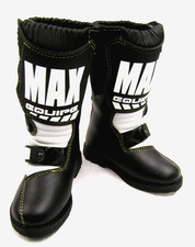 Motocross Offroad Stiefel Motorrad Enduro Kinder Jugend Max Equipe schwarz weiß