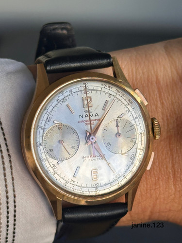 Nava chronographe suisse 18k - chronographe,