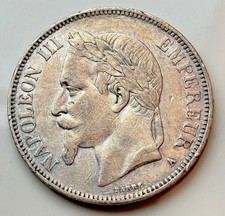5 Francs 1870 A Frankreich 