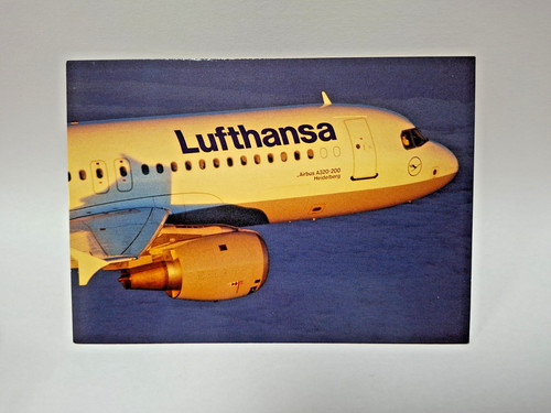 Postkarte airbus a320 200 - postkarte,