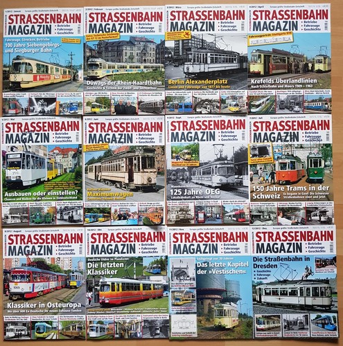 12x straßenbahn magazin - straßenbahn,