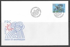 Aland Islands FDC 2001 EUROPA stamps Water nature's treasure Wasser Naturschatz