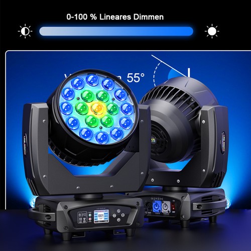 19x20w rgbw moving head - 19x20w,