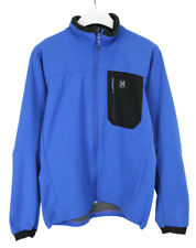 Haglofs Flexable Jacke Herren M Reißverschluss Hoher Kragen Leicht Blau