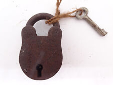 Altes Deko Vorhängeschloss Schloss mit Schlüssel Reproduktion rostig & alt