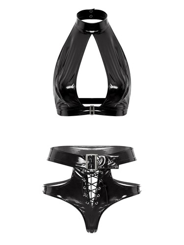 Damen leder dessous - damen,