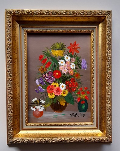 öl bild blumen 18 - Öl,