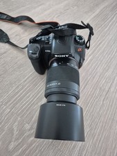 Sony Alpha DSLR-A350 14.2MP Digitalkamera - Schwarz (Kit mit 18-55mm Objektiv)