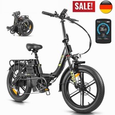 E Bike Klapprad 20" 500W Elektrofahrrad 36V 20.8Ah Abnehmbarer Akku MTB 7 speed