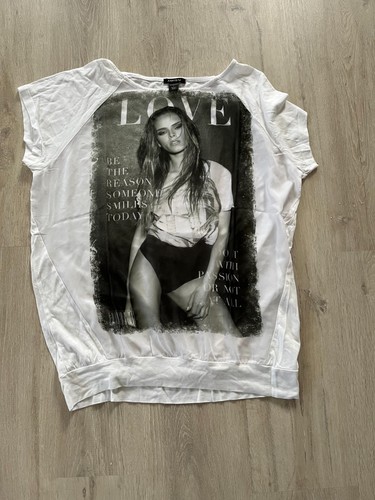 Damen shirt weiss mit - t-shirt,,