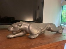 Tischlampe Panther Metall, Sarsaparilla, Deco Design, USA.