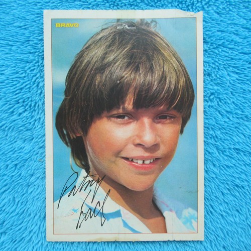 Patrick bach autogrammkarte - patrick,