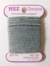 Stopfgarn Stopfwolle Garn Nähgarn Beilaufgarn Nähen Basteln DIY gelbgrau grau