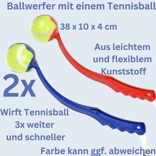 2x Ballschleuder mit Ball