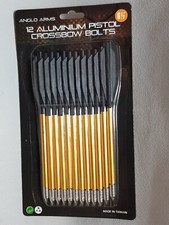 12 St. ALU ARMBRUST PFEILE für Pistolenarmbrust - 6,5 " - NEU & ovp - EAS 029