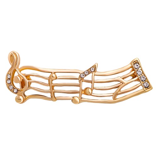 Musical noten brosche - musical,