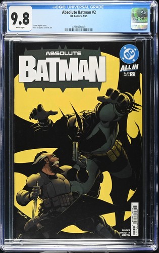 Absolute batman cgc - batman, 9.8