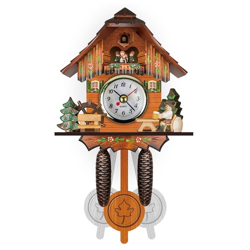 Kuckucksuhr holz retro - retro, wanduhr