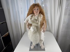 Künstlerpuppe Ute Kase Lepp Sammler Porzellan Puppe 68 cm. Top Zustand.   