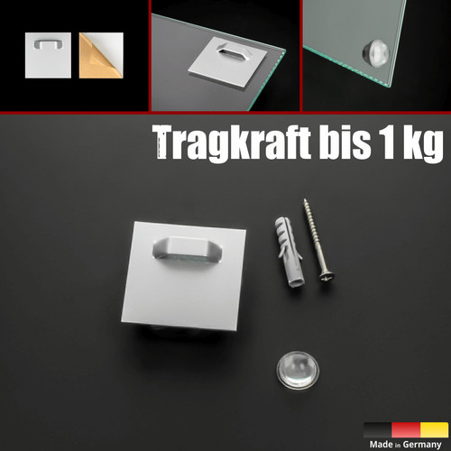 Bilderhaken 45x45mm klebend