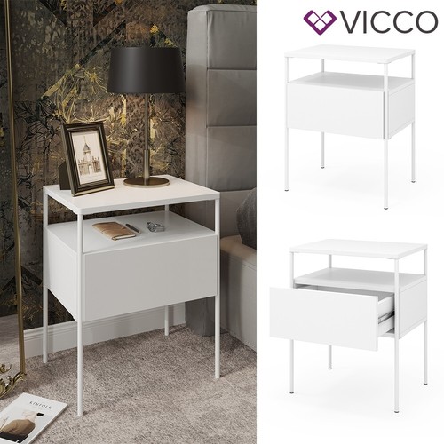 Nachtschrank mira weiß x - 40,