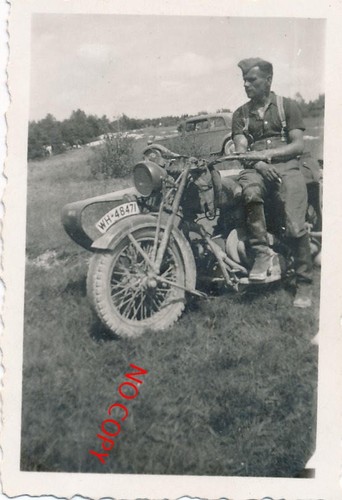 Foto wehrmacht kradmelder - foto,