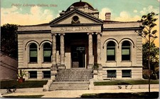 Postcard OH Galion Public