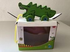 Holzspielzeug Janosch Nachzieh Krokodil Qualitäts-Holzspielzeug ab 12 Monate 