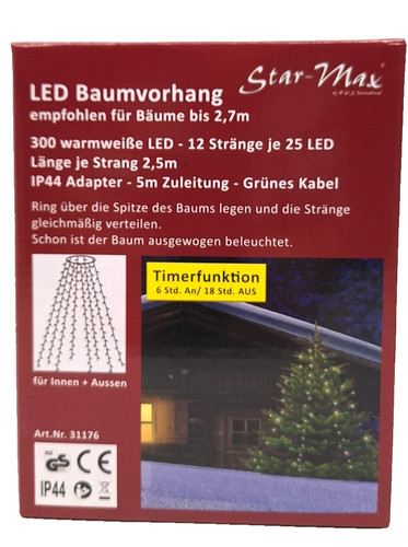 Led baumvorhang 300 - led,