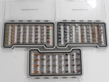 128 Barbless Fliegen - 3 Box