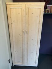 Schrank, gekälkte Optik, helles Holz, Tischleranfertigung