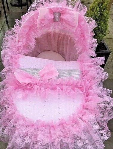 Rosa rüschen bling baby moses - rÜschen,