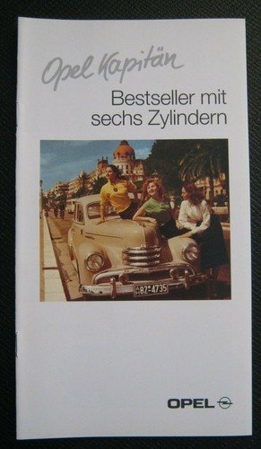 Opel kapitän broschüre - kapitän,