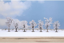 25075 Winter-Bäume, 7 Stück