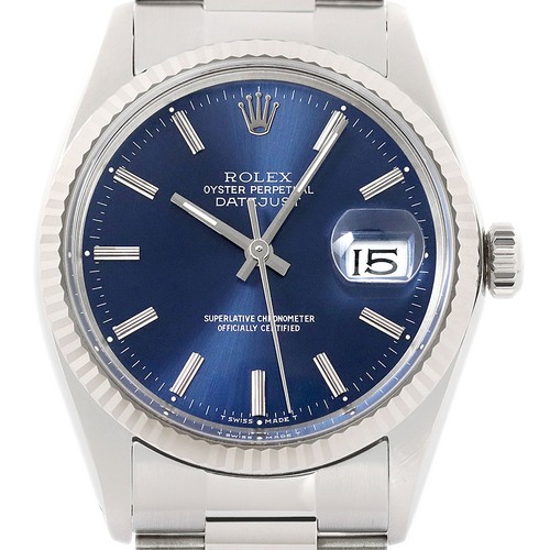 Rolex datejust 18k weißgold - datejust, &