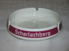 Aschenbecher Königl. pr. Tettau, Scharlachberg Meisterbrand, Porzellan Ø 12 cm