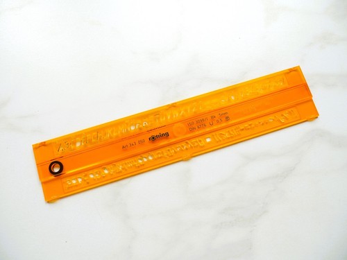 Schriftschablone rotring 343 - schriftschablone,