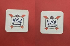 Kronenbourg 1664 blaue Schrift