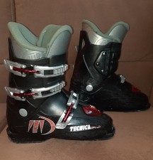 Skischuhe Gr. 36/37 Junior Von Tecnica Schwarz  27,8mm