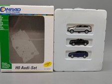 Modellautos 1:87 Welly Conrad Elektronik H0 Audi Set 3-Teilig Q7 TT A3 mit OVP