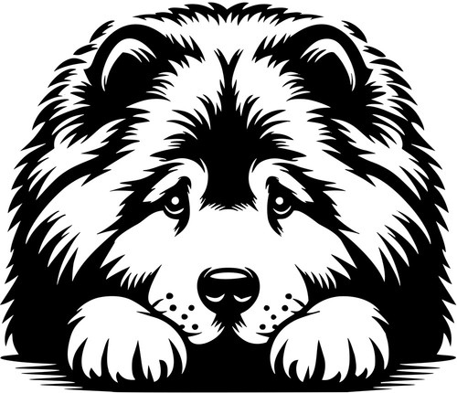 Chow aufkleber - chow,