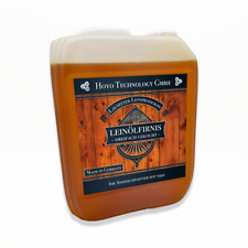 5 Liter Leinölfirnis dreifach gekocht Leinöl Firnis Holzöl Holzschutz Möbellasur
