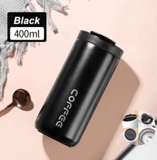Coffee cup with black design