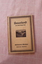 Sauerland - Josef Bergenthal - Westfalen Bücher - 1936