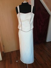 Brautkleid Standesamtkleid Cocktailkleid Abendkleid gr.40 ivory 1-b-49