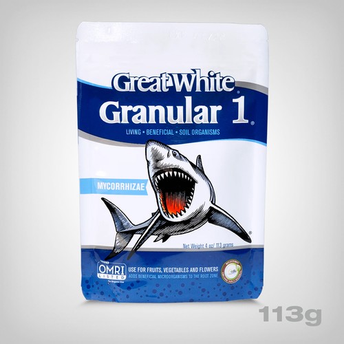 Great white granular - white, granular,