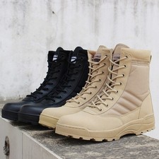 Herrenstiefel Taktische Militärstiefel Combat Army Boots Outdoor Wanderschuhe DE