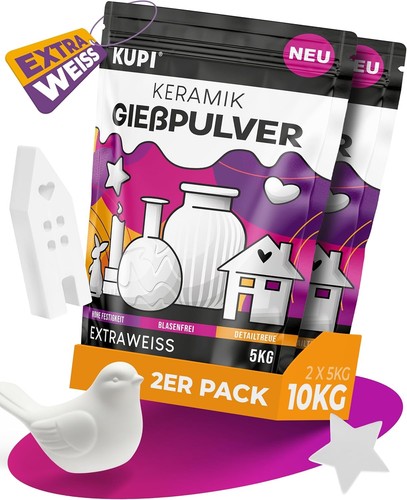 Kupi 2x5kg keramik gießpulver - 2x5kg,