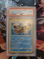 Pokémon TCG Shining Volcanion Sun & Moon PSA 8 EN