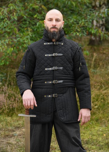 Langer gambeson mit schnallen - mit,